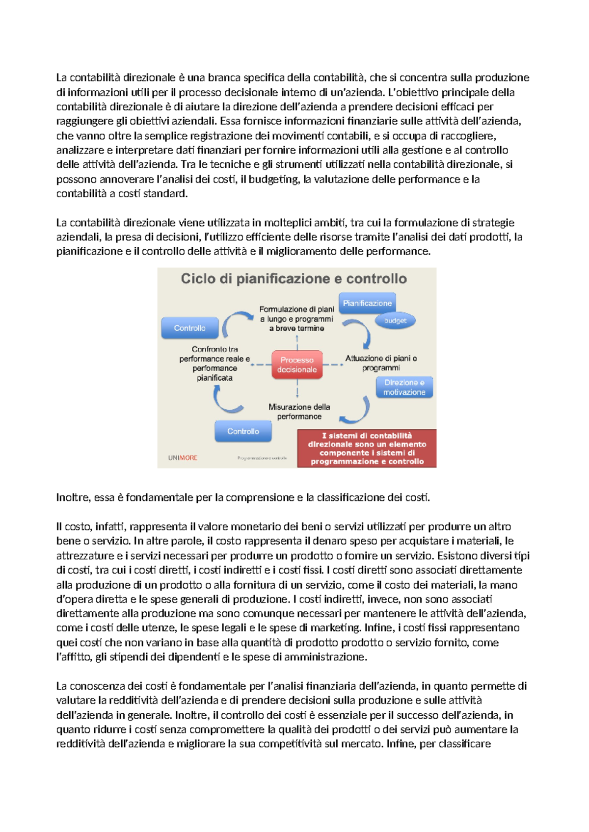 Analisi di Programmazione e Controllo: Costi e Decisioni Aziendali ...