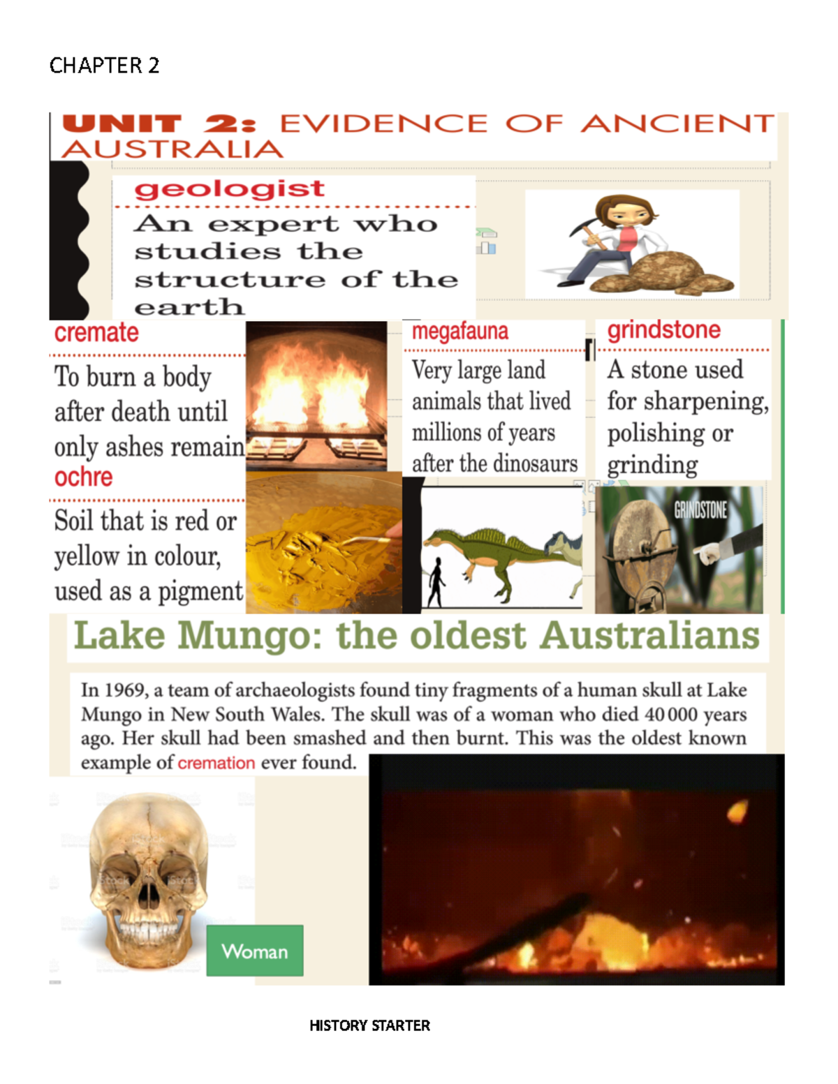 Pdf file-Starter Chapter 2-Unit 2 - History - CHAPTER 2 HISTORY STARTER ...