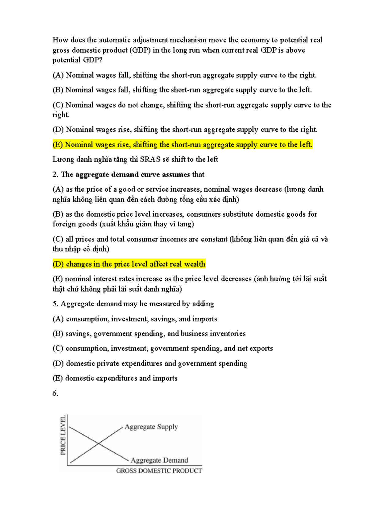 Trắc nghiệm AS AD - How does the automatic adjustment mechanism move ...