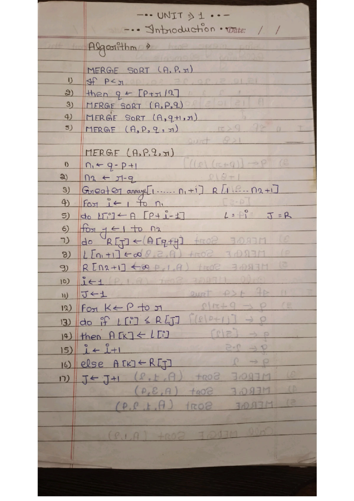 DAA unit 1 notes - aualeulalons peomd and rommalgoita ty bachon ...