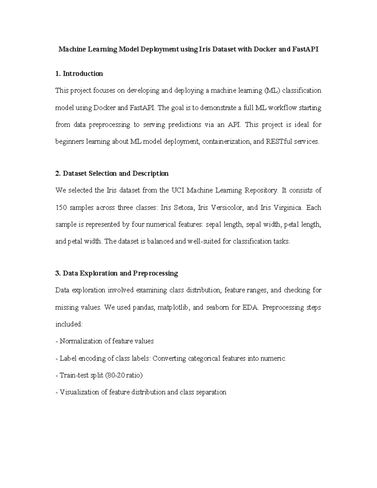 Comprehensive ML Deployment Report new - Machine Learning Model ...