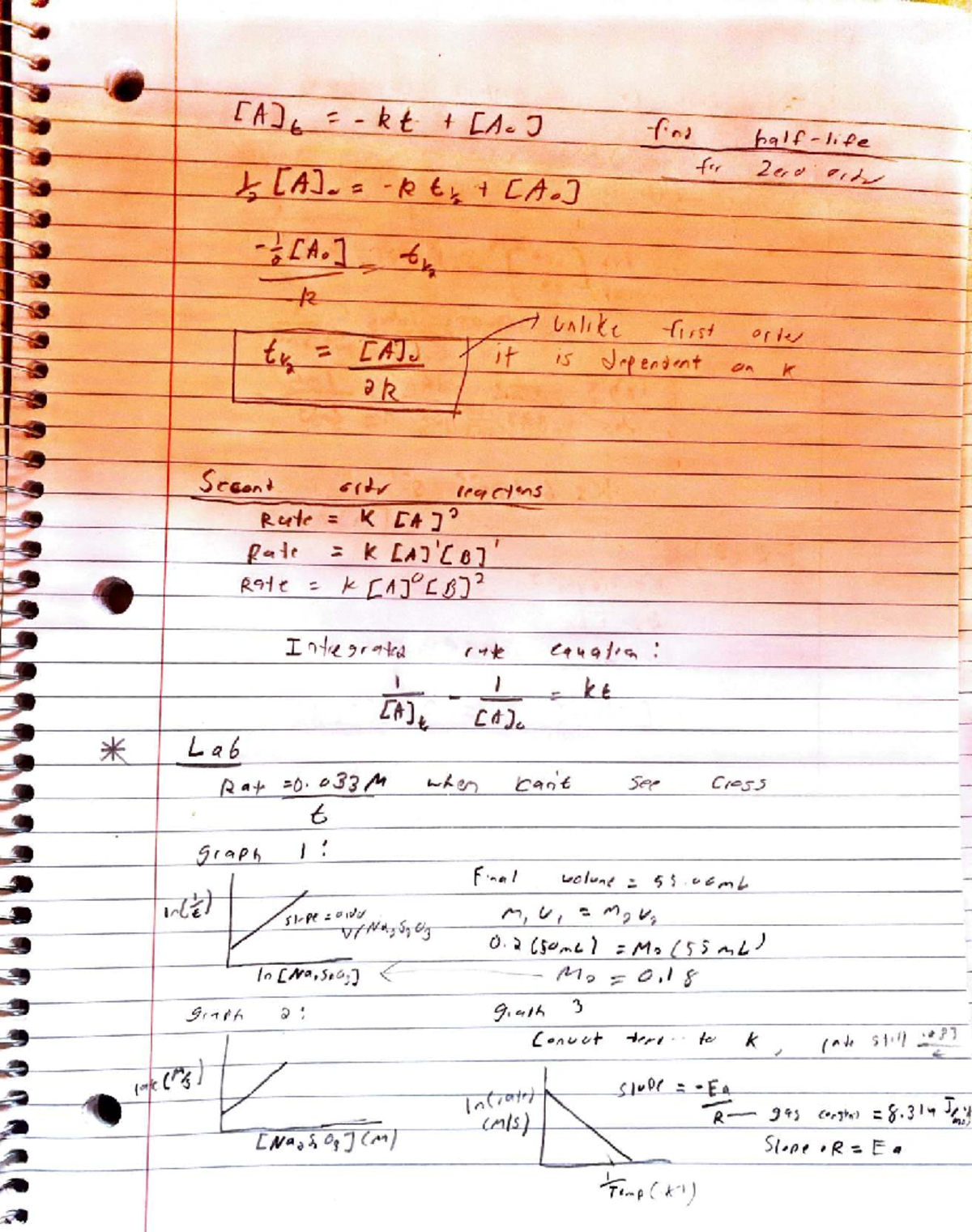 Final Exam Notes for Course K 033M: Understanding Rate Constants - Studocu