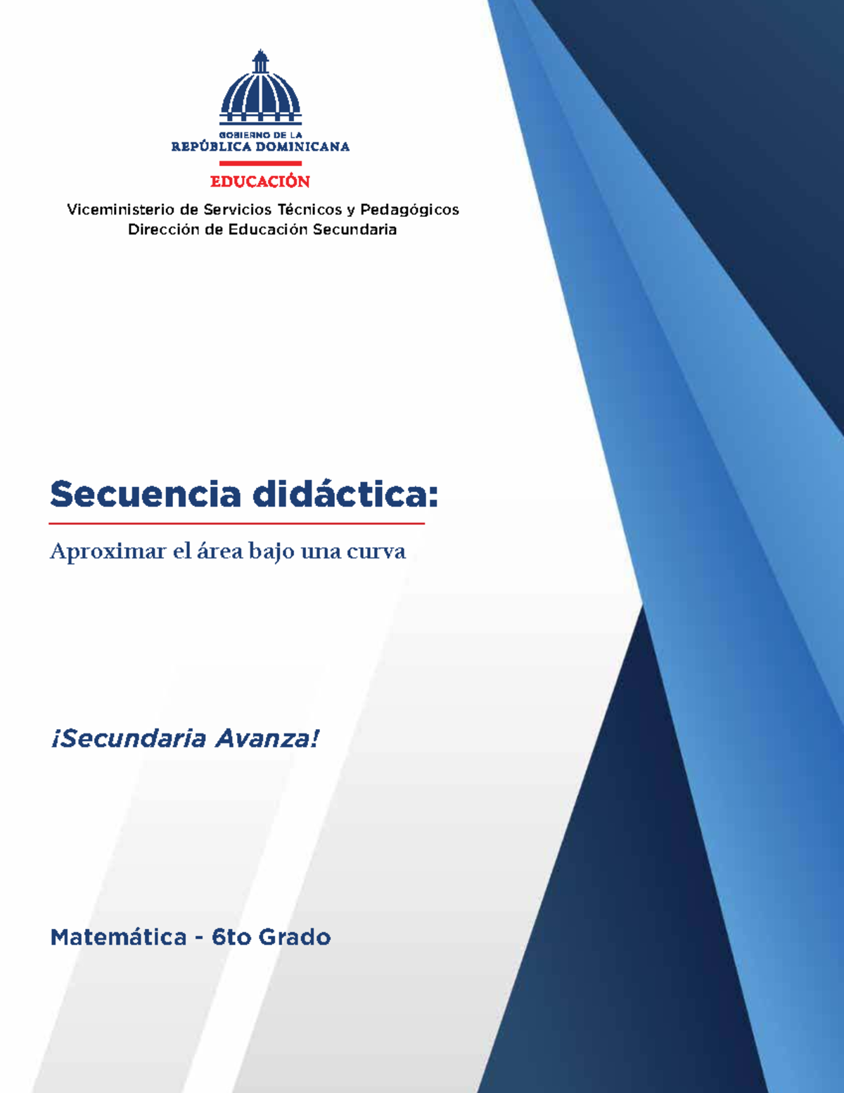 6to Grado Matemática: Secuencia Didáctica sobre Áreas bajo Curvas - Document Preview