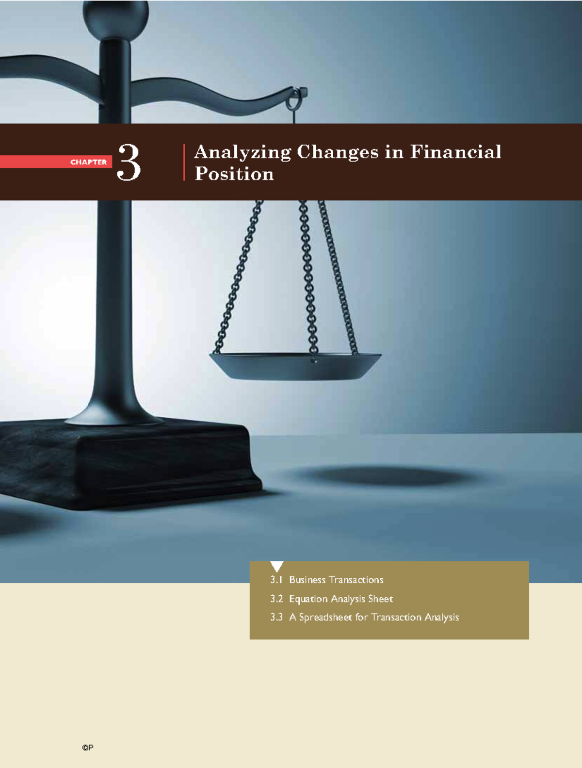 CHAPTER 3: Analyzing Changes in Financial Position and Transactions ...
