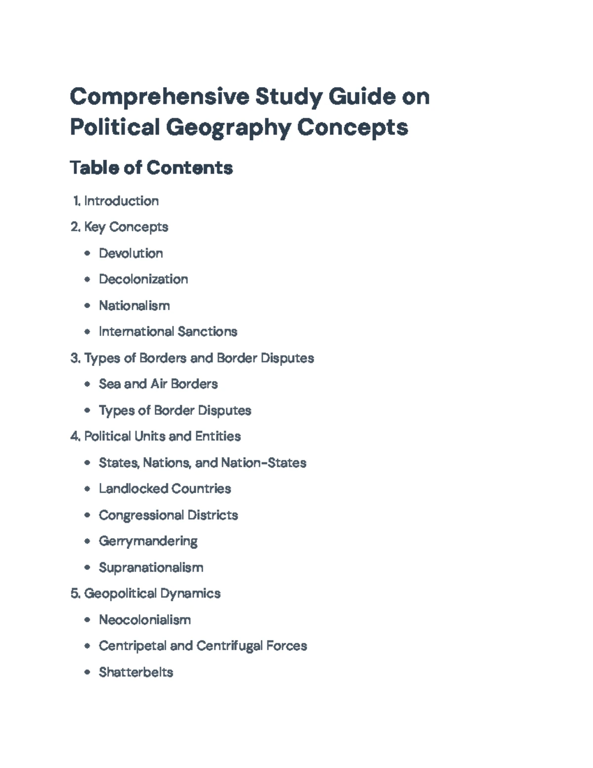 Lecture 4 - The Impact of Globalization & De-globalization Patterns ...