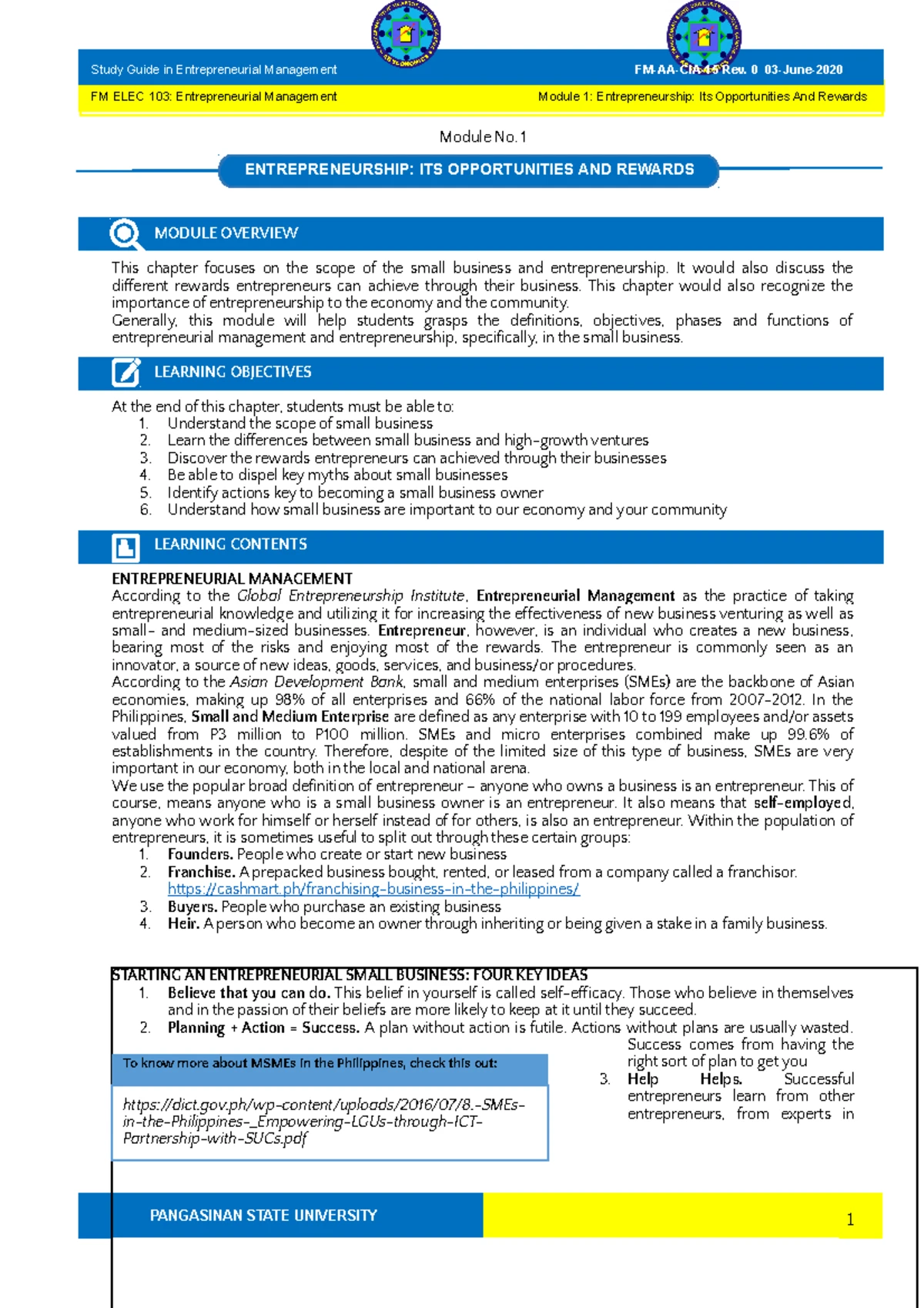 Quiz 1: Fundamentals of Accountancy, Business and Management (ACCT101 ...