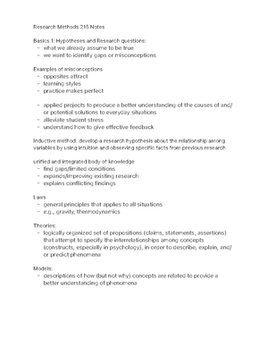 Psych 243 Chapter 3 Notes: The Stroop Effect & Attention Networks - Studocu