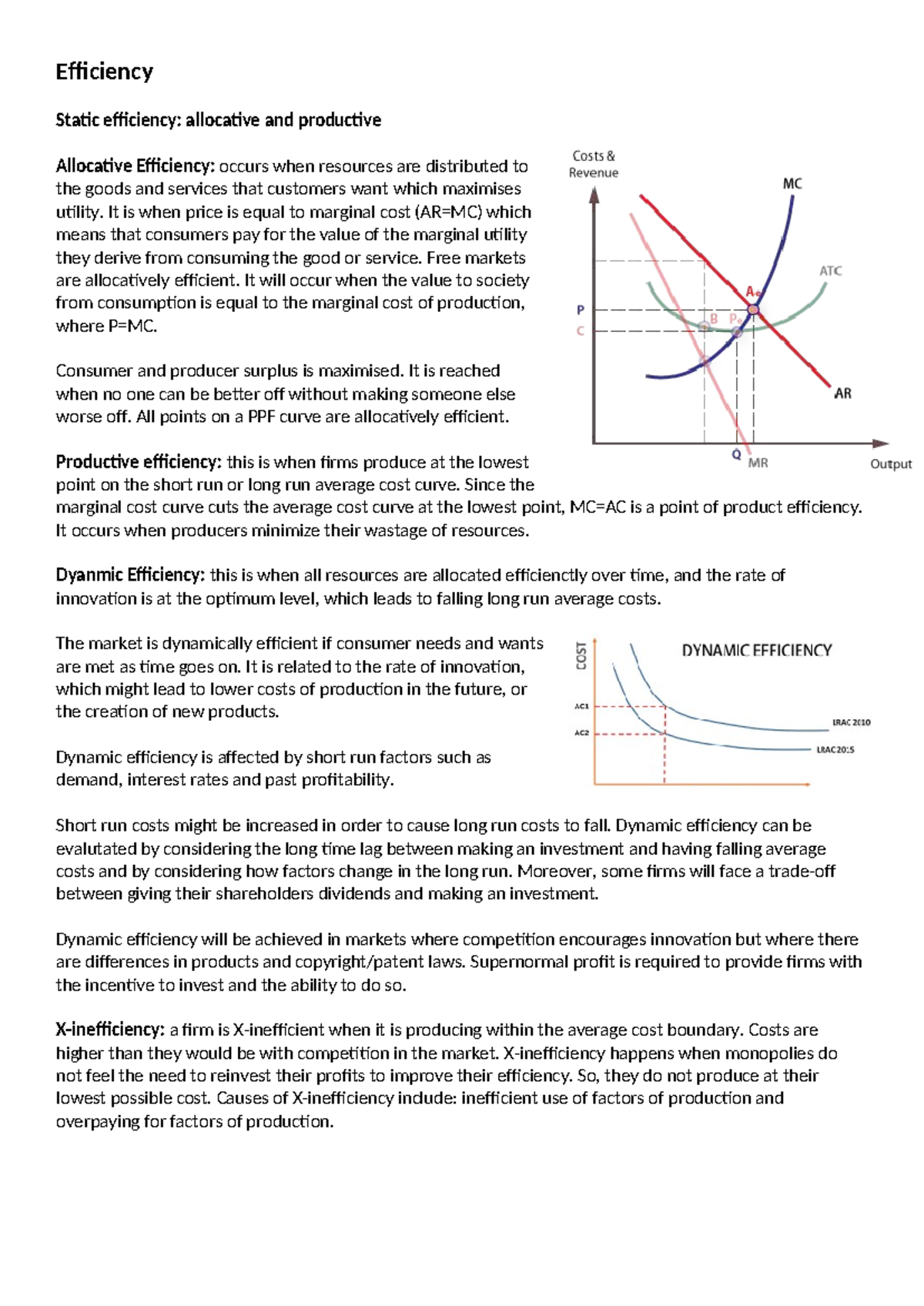 Efficiency in Economics: Allocative, Productive, and Dynamic Insights ...