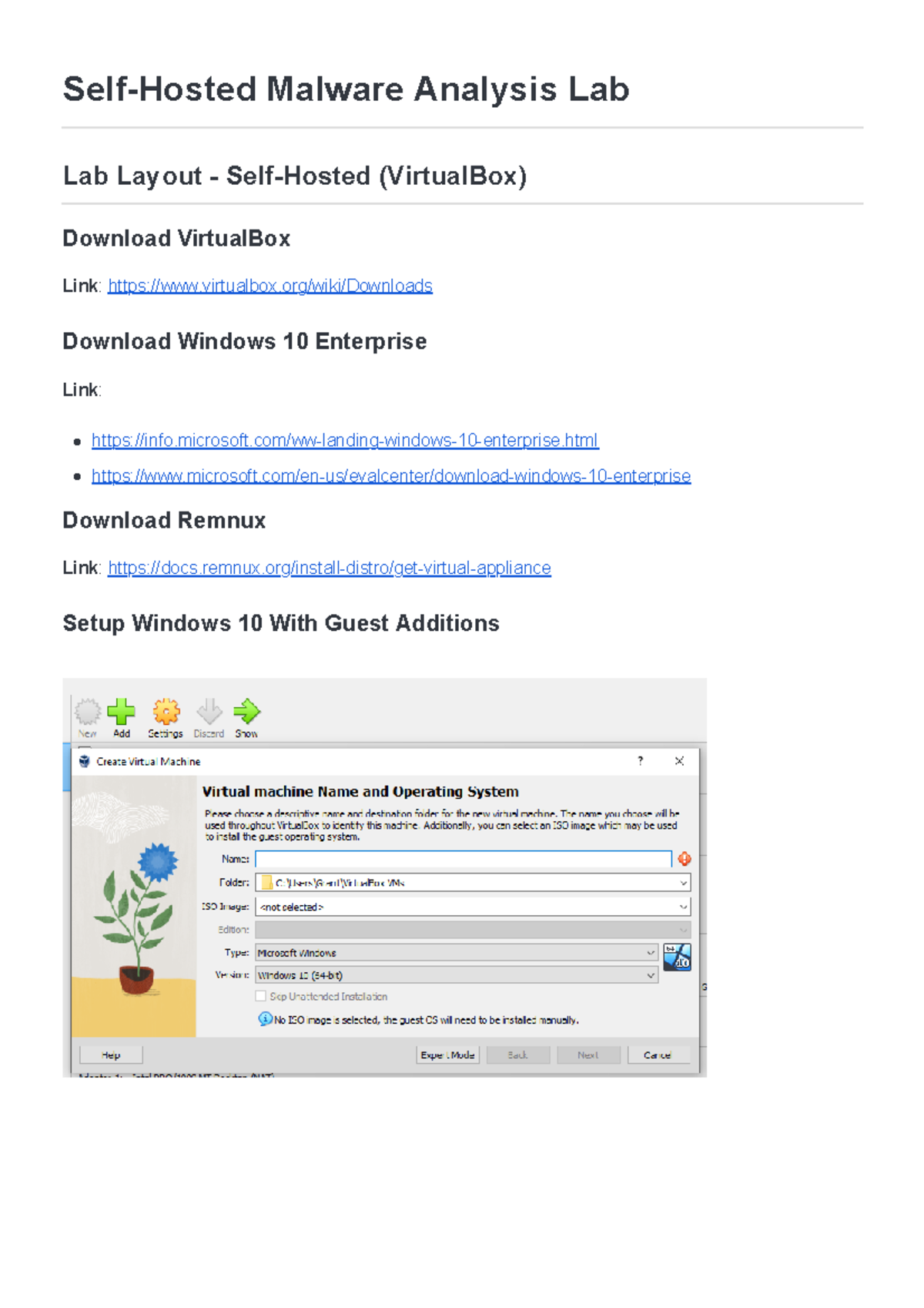 Self Hosted Malware Analysis Lab - Self-Hosted Malware Analysis Lab Lab ...