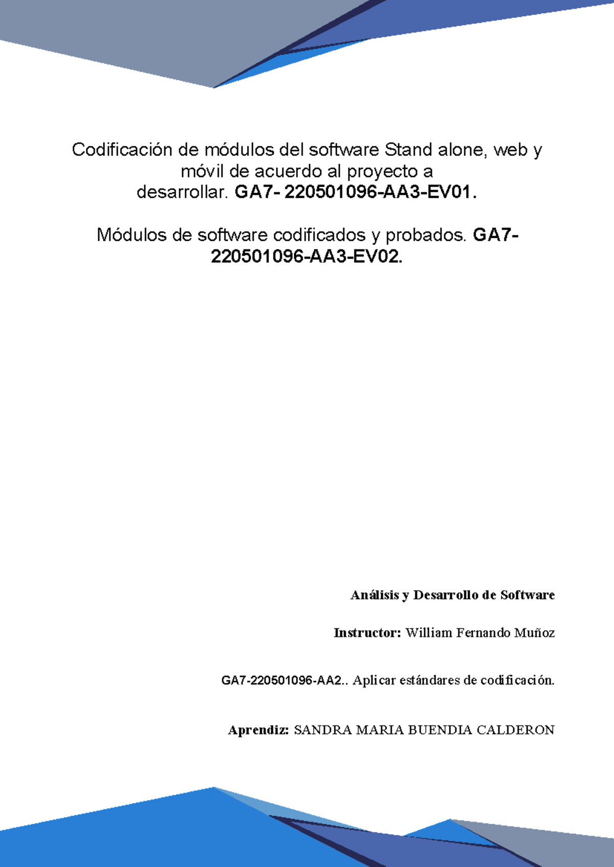 Codificación y módulos de software: análisis y desarrollo de software ...