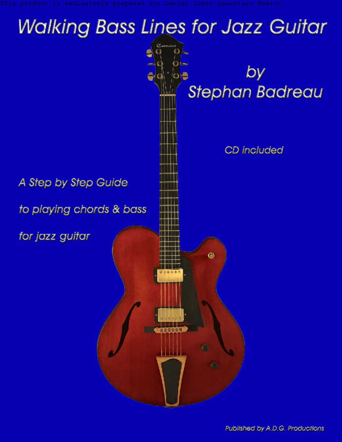 Walking Bass Lines for Jazz Guitar (Course Code: JG101) - Studocu