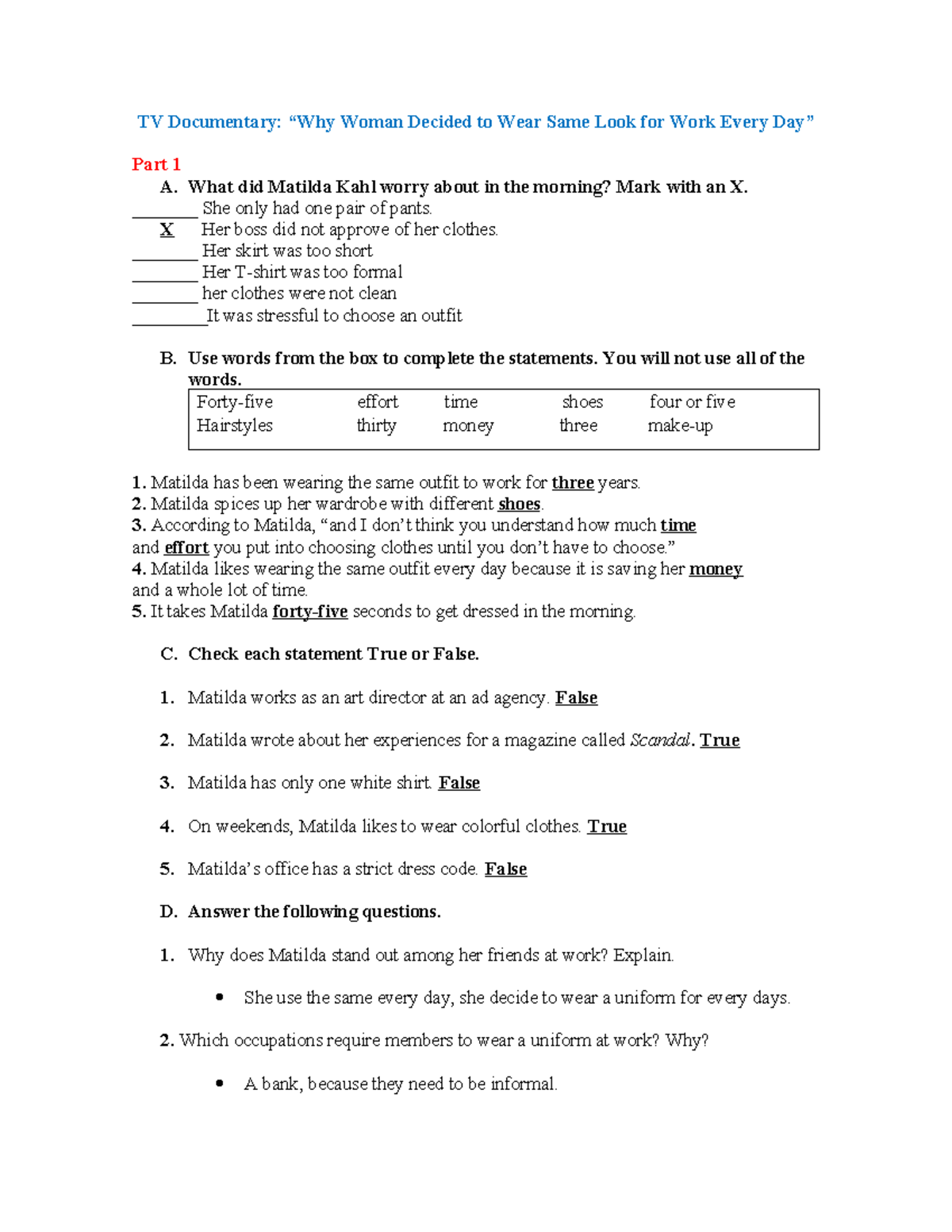 Unit 8 Grammar Worksheet: Strategies for Language Learning - Studocu
