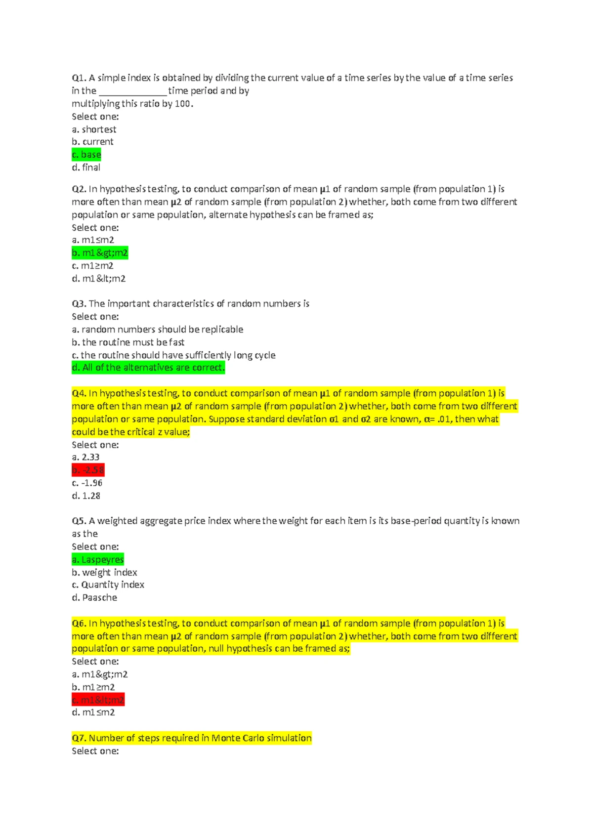 Business Statistics Assignment-2 OPMC001 - stats Assgnment 2 - Studocu