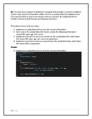Revised Java OOP Notes: Chapter 2 - Classes & Objects (CS101) - Studocu
