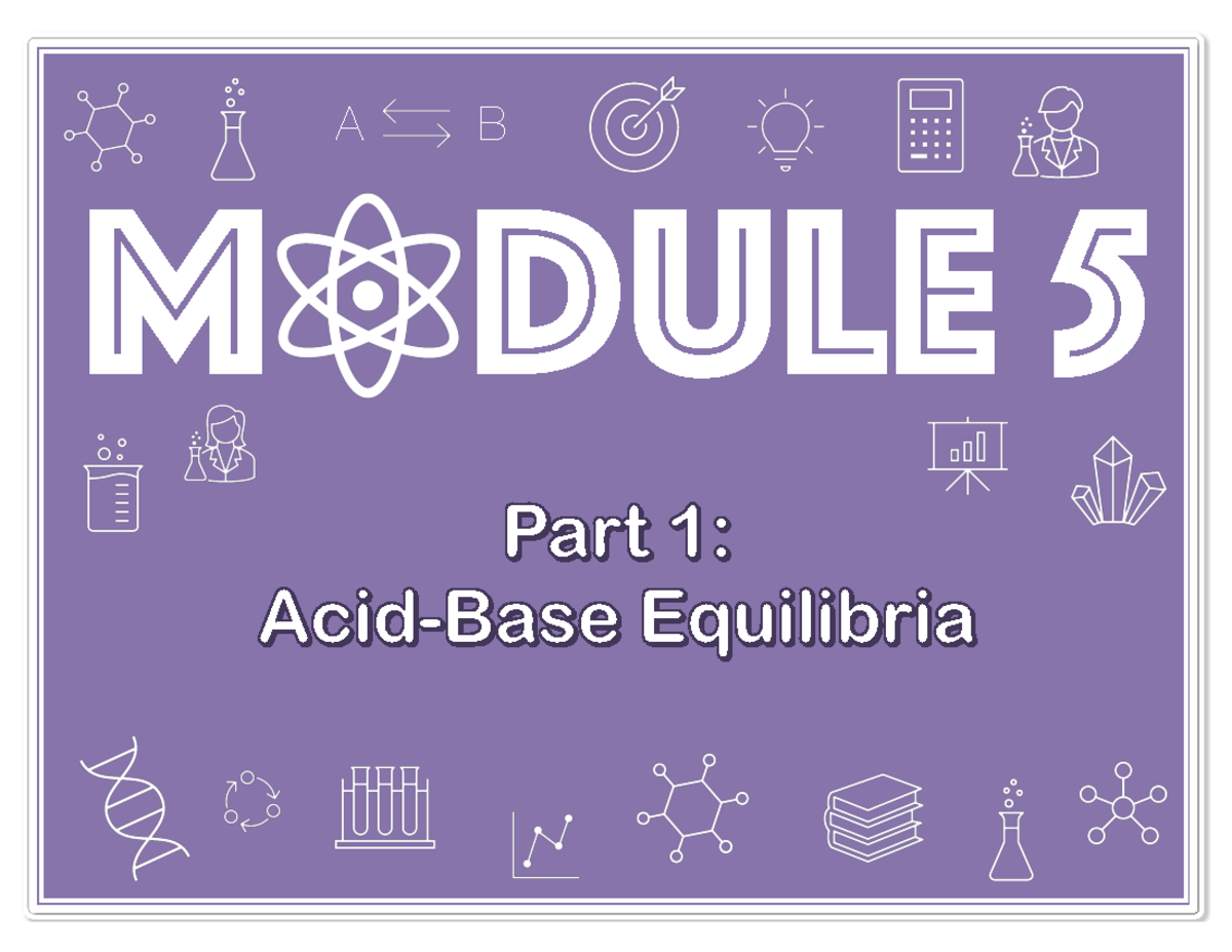M5 Part 1 - lecture notes with dr. focs - M DULE 5 ####### A B ALL ...