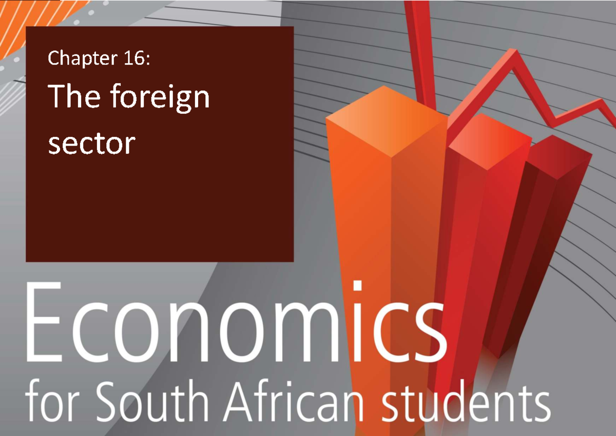 VAN SCHAIK PUBLISHERS Chapter 16: The Foreign Sector and Trade Dynamics ...