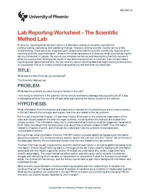 Bio290 v3 wk2 the cell structure lab report - BIO/29 0 v Copyright 2021 ...