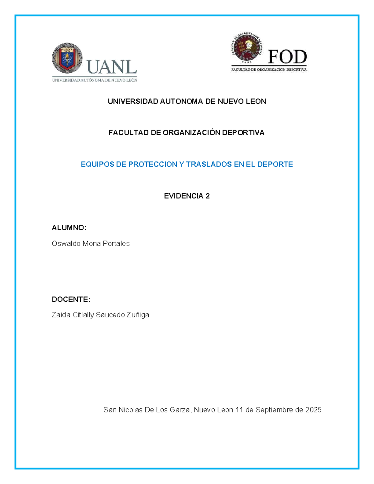 Evidencia 2 Zaida - apuntes - UNIVERSIDAD AUTONOMA DE NUEVO LEON ...
