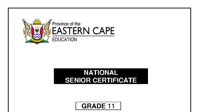 NATIONAL SENIOR CERTIFICATE GRADE 11 HISTORY P1 NOV 2015 ADDENDUM - Studocu