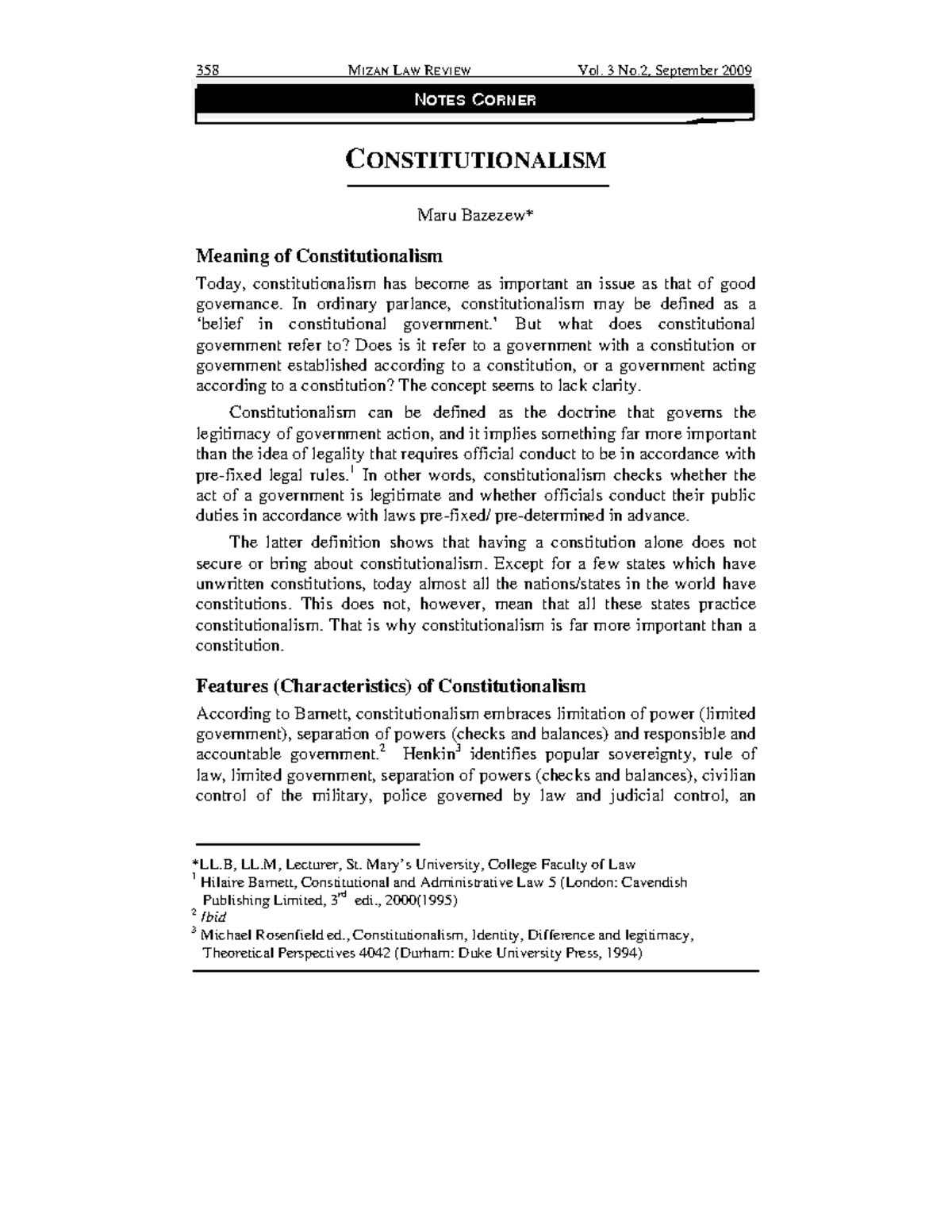 Constitutionalism Overview: Key Features and Principles Explained 