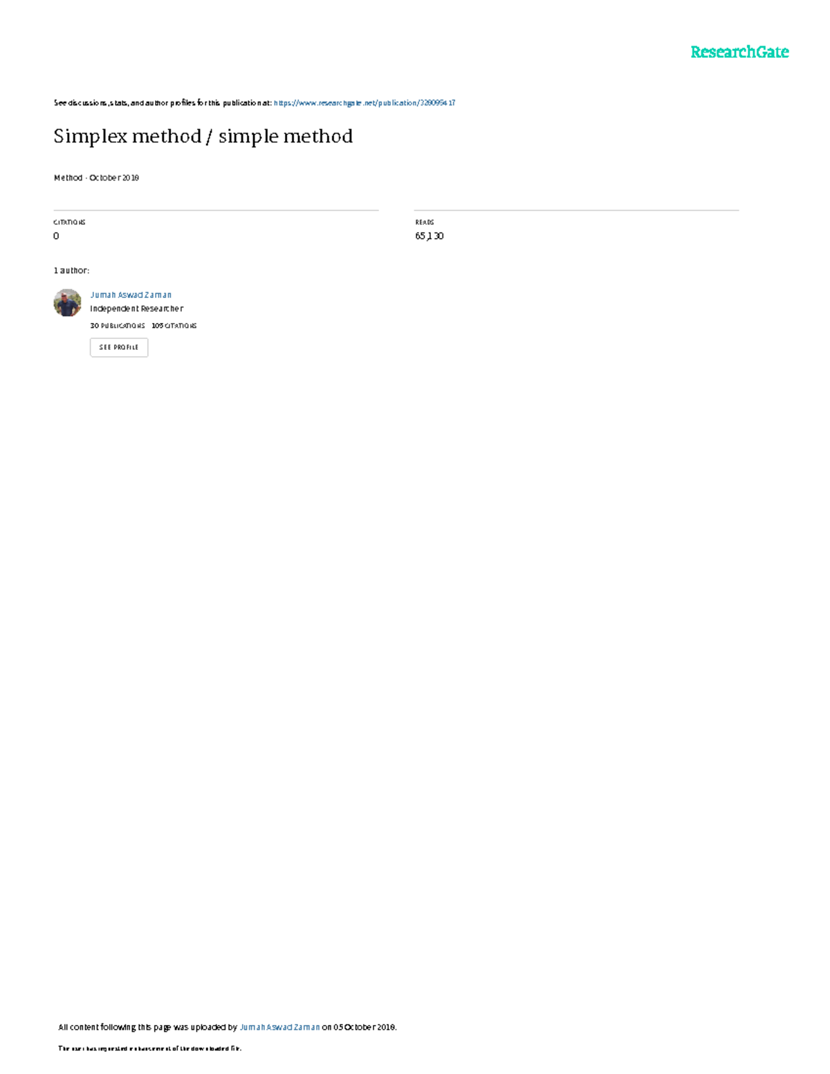 Simplex Method Lecture Notes (MATH 101) - Studocu