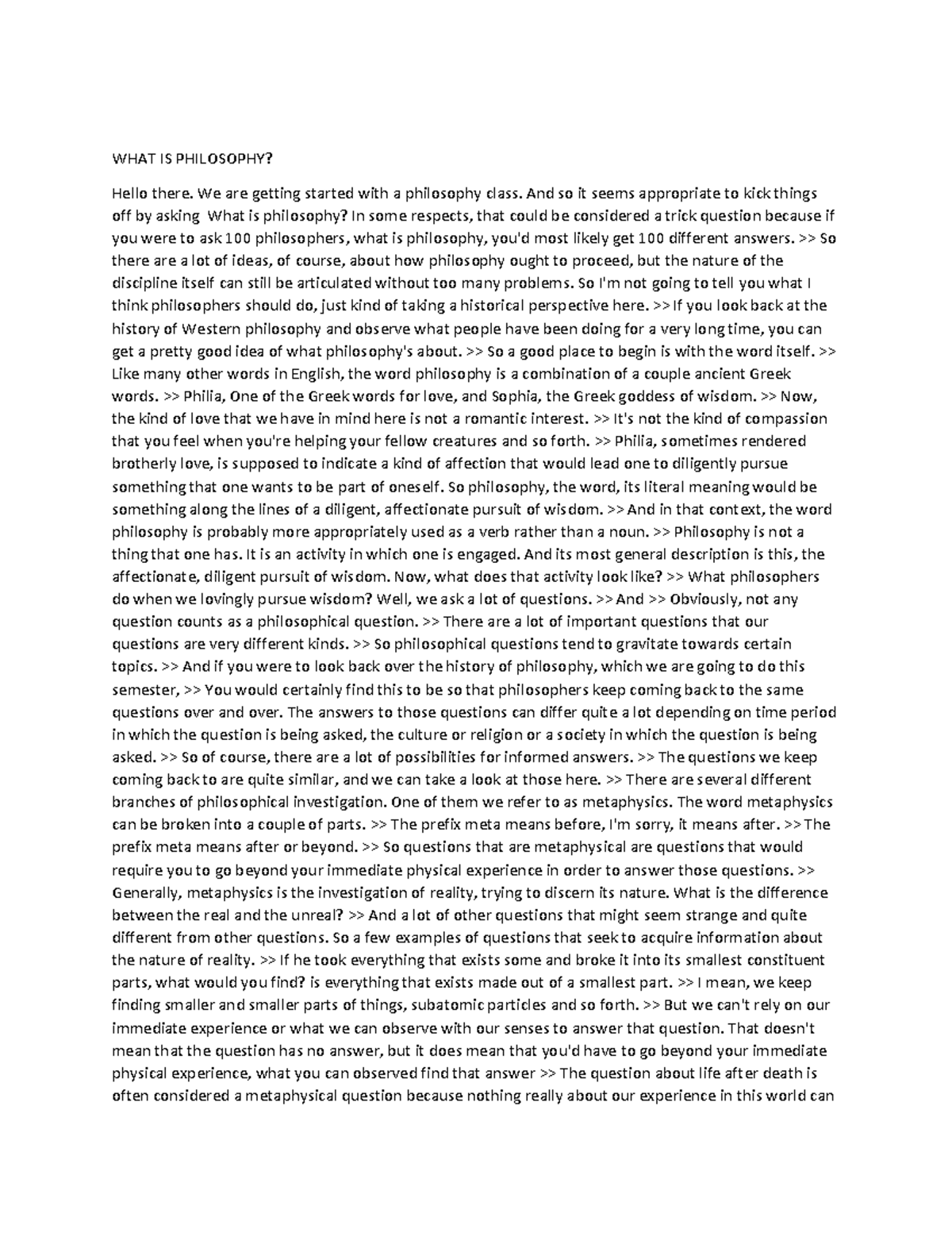 PHIL 101: Introduction to Philosophy - Key Concepts and Overview - Studocu