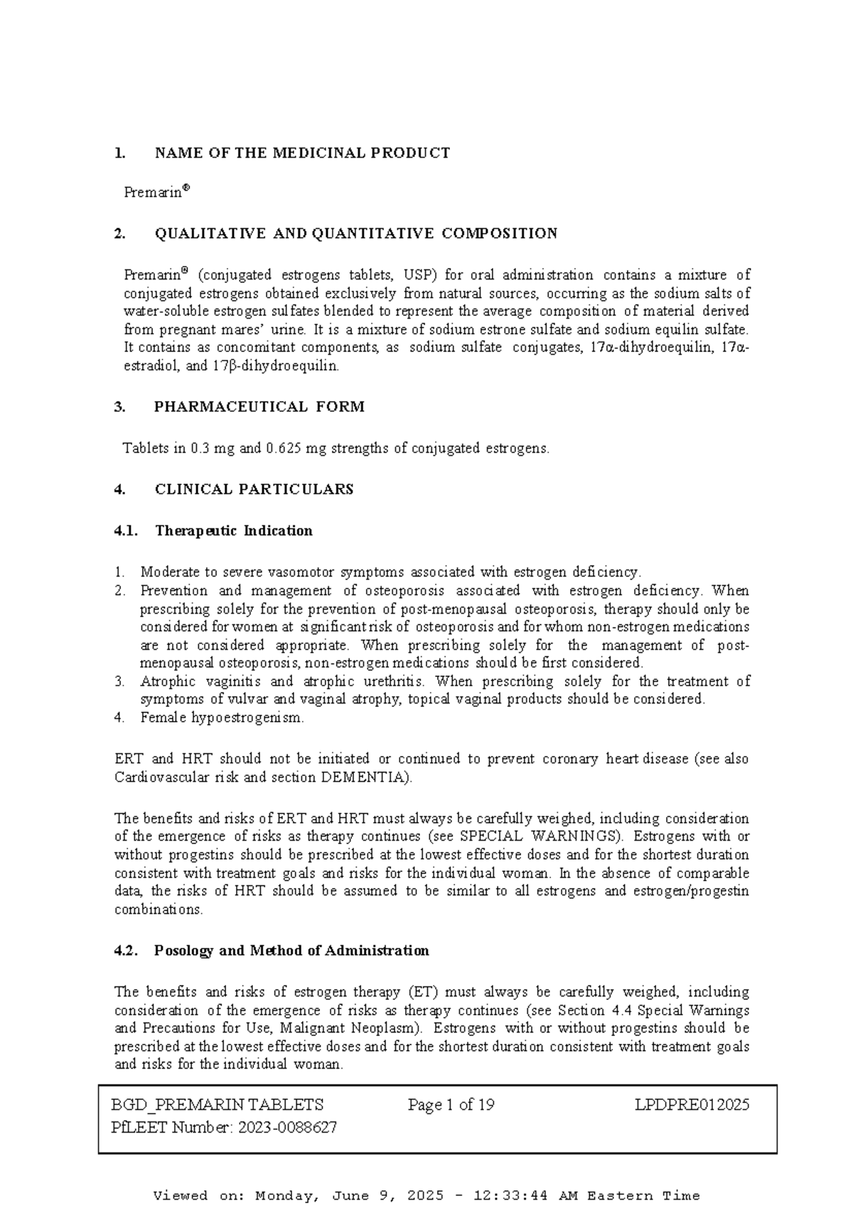 LPD Premarin Tablets: Composition, Indications, and Dosage Guidelines ...