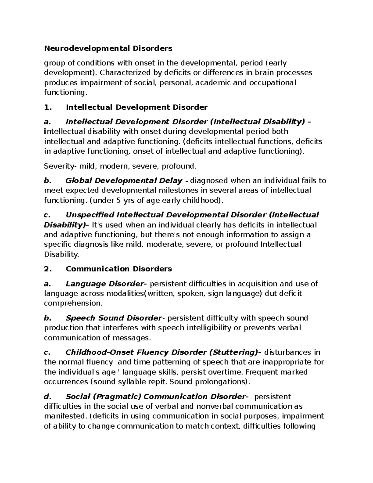 Neurodevelopmental Disorders Overview: Key Concepts & Classifications ...