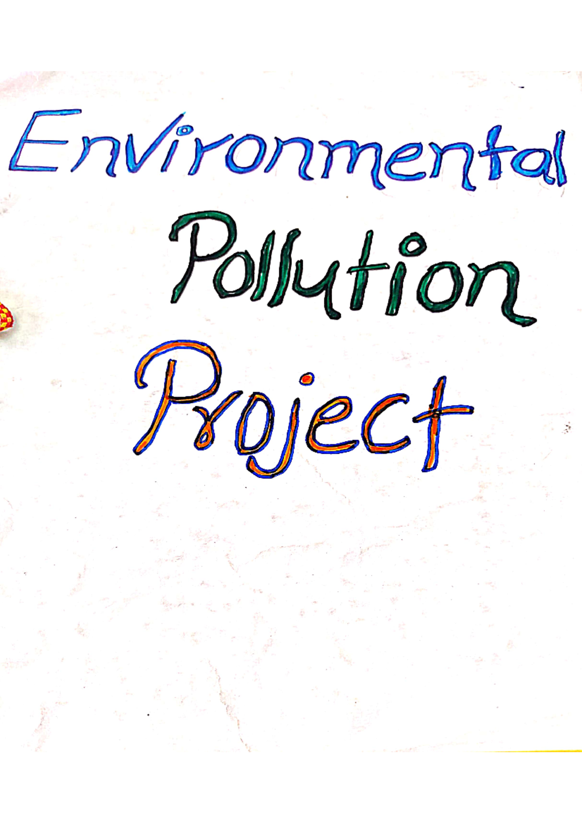 Sem 4 project ( नमुना) - Book pdf - Environmental Pollution Project ...