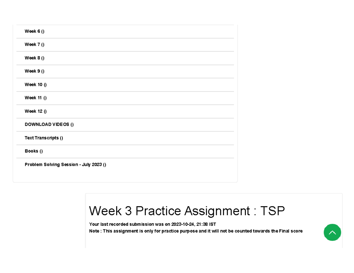 Artificial Intelligence Problem Solving - Unit 6 - Week 3 Assignment ...