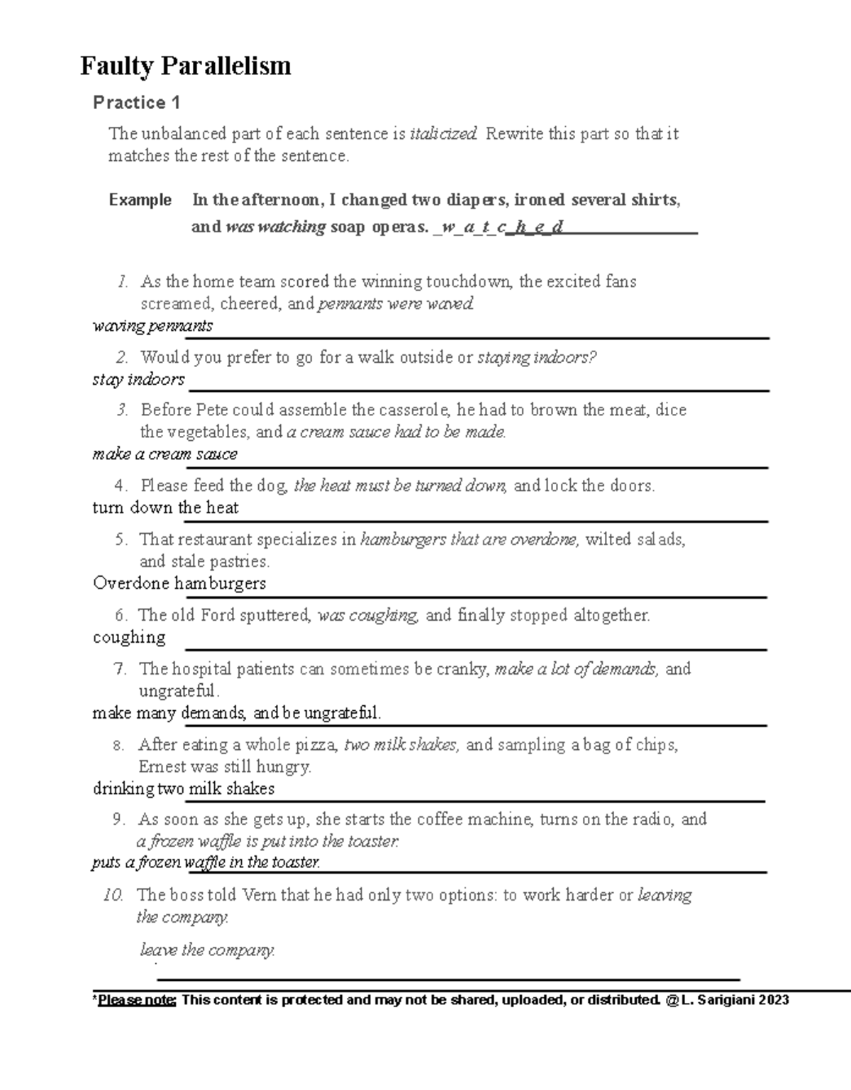 DLA #3 - C01 Understanding Topic Sentences in Composition 01 - Studocu, image size:1200x1538