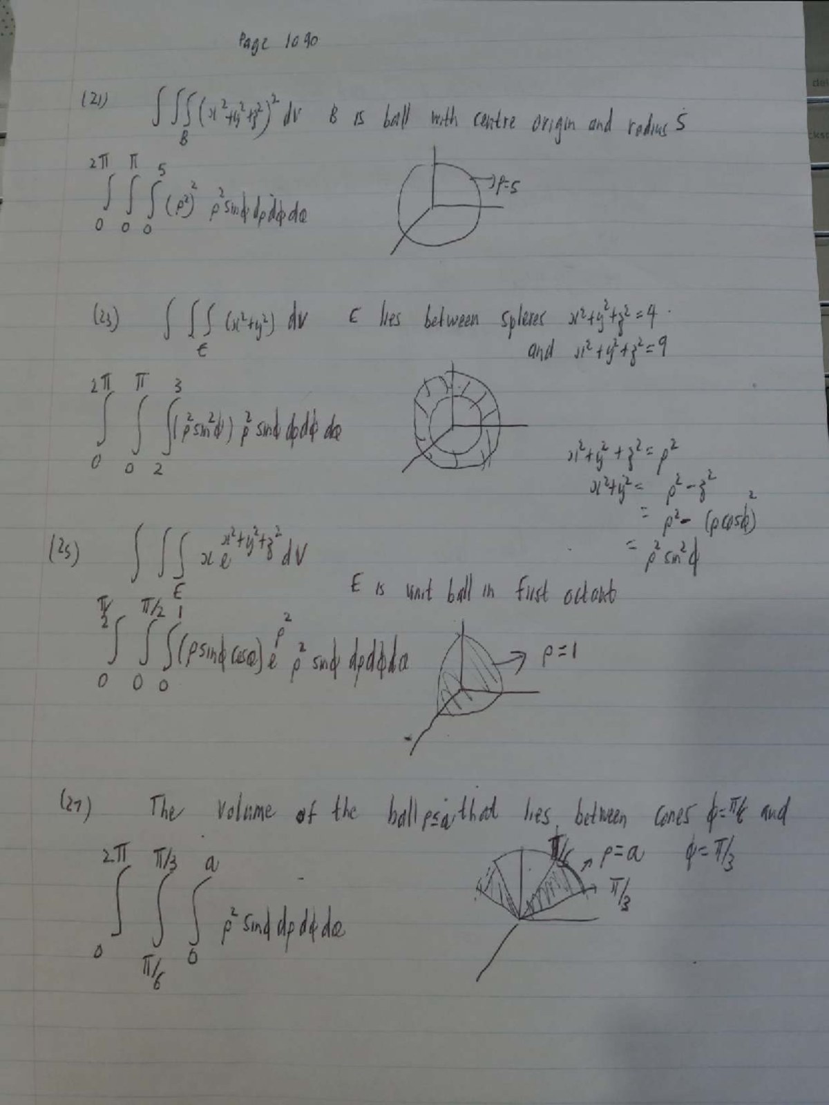 REV6 - Exam Revision for Math 242: Volume of Spheres and Cones - Studocu