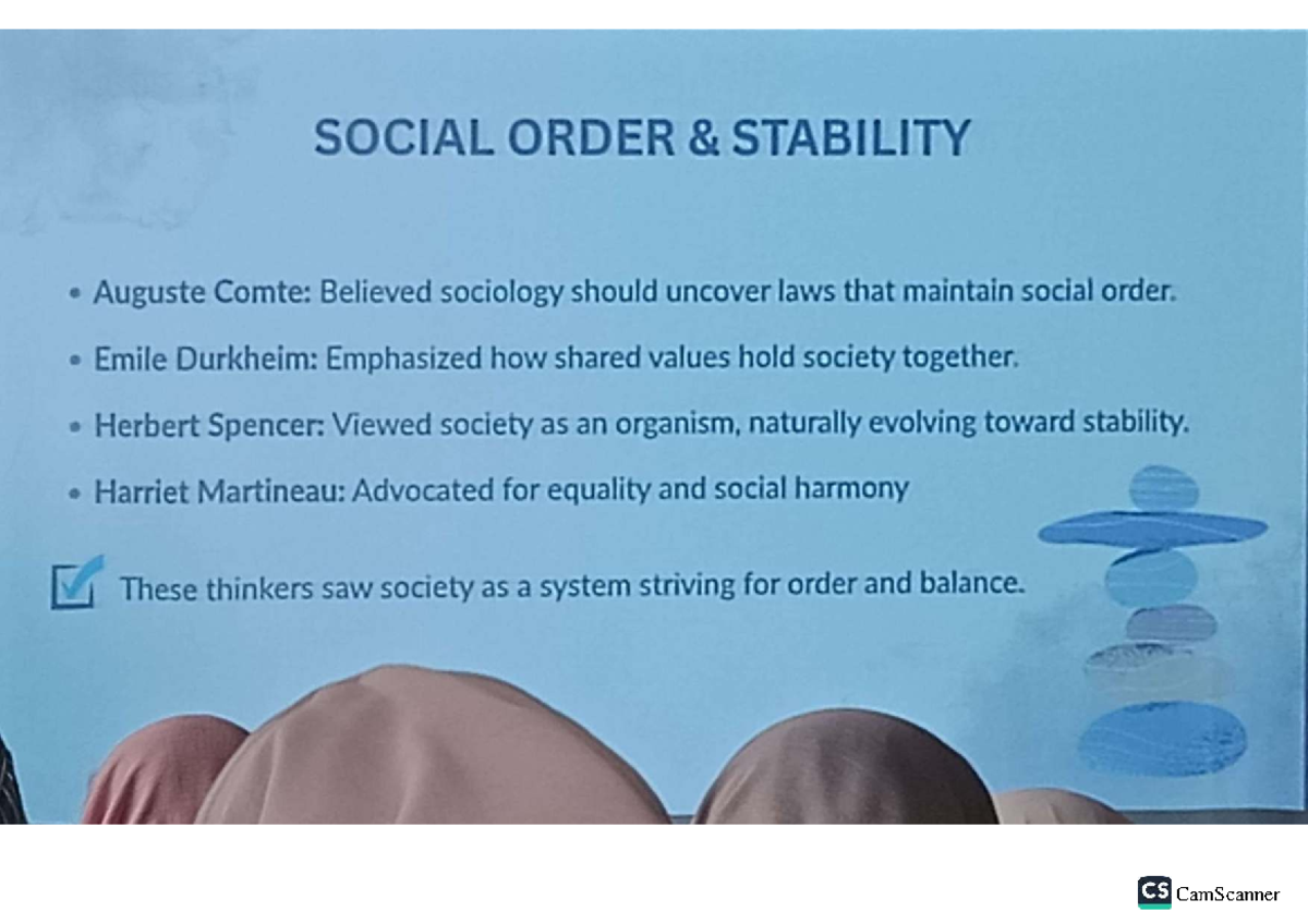 Sociological Theories and Social Order: Lecture Slides CS 2910 - Studocu