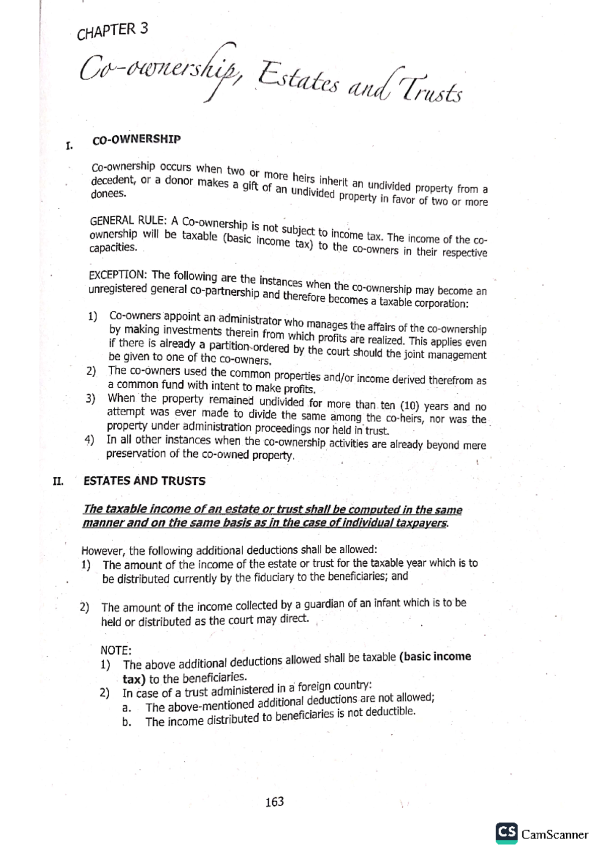 CHAPTER 3: Estates and Trusts - Key Concepts and Tax Implications - Studocu