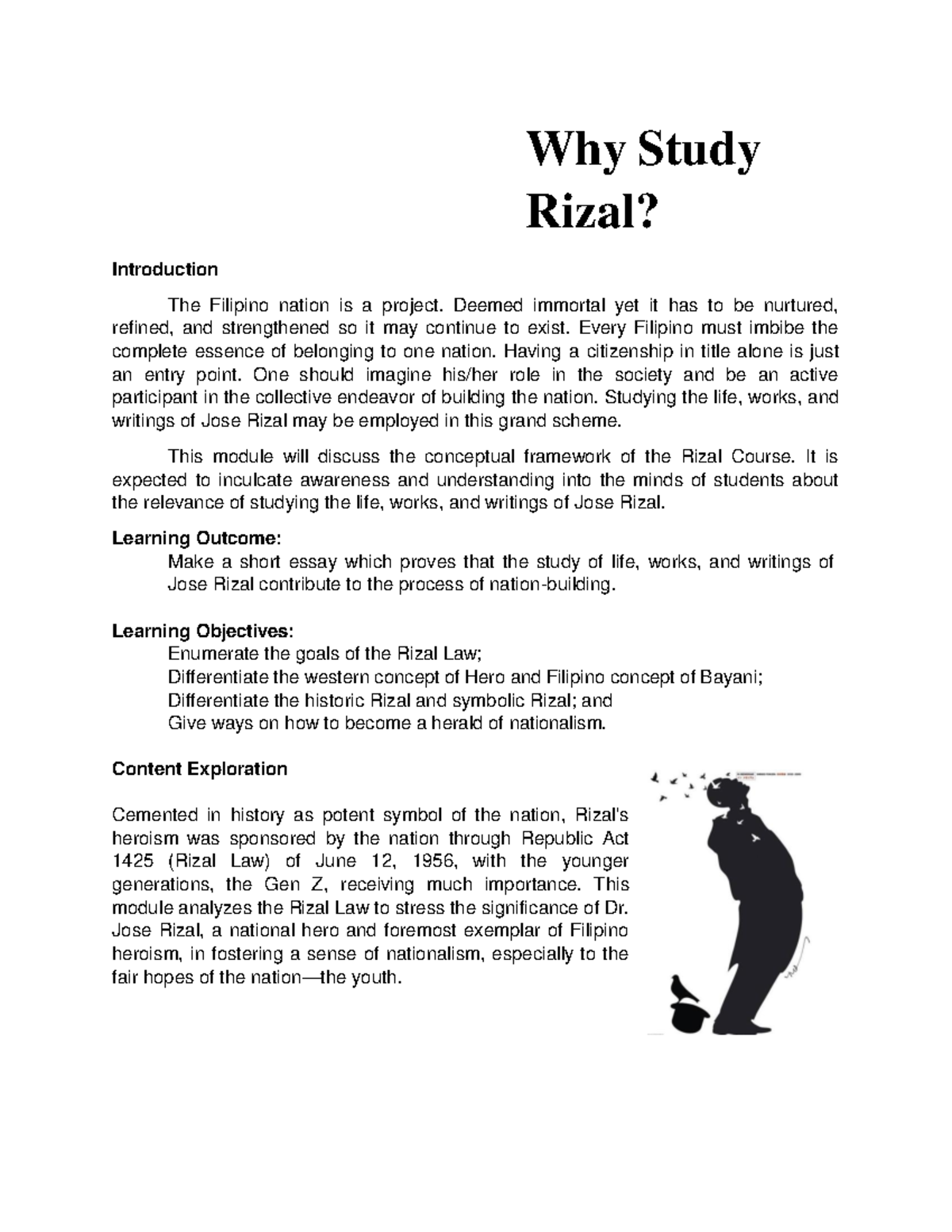MOD1 Rizal: Understanding the Life, Works, and Writings of Jose Rizal ...