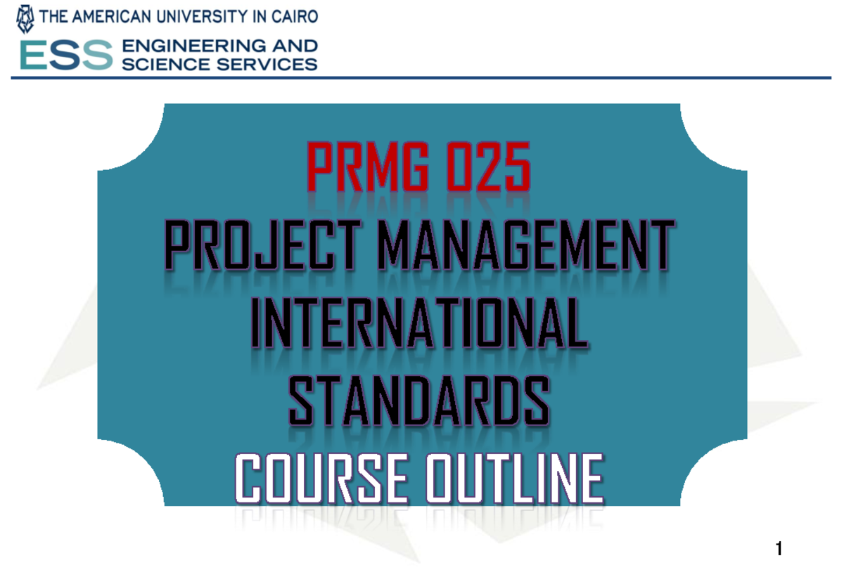 PRMG 25 - Course Introduction: Overview & Structure for Spring 2023 ...