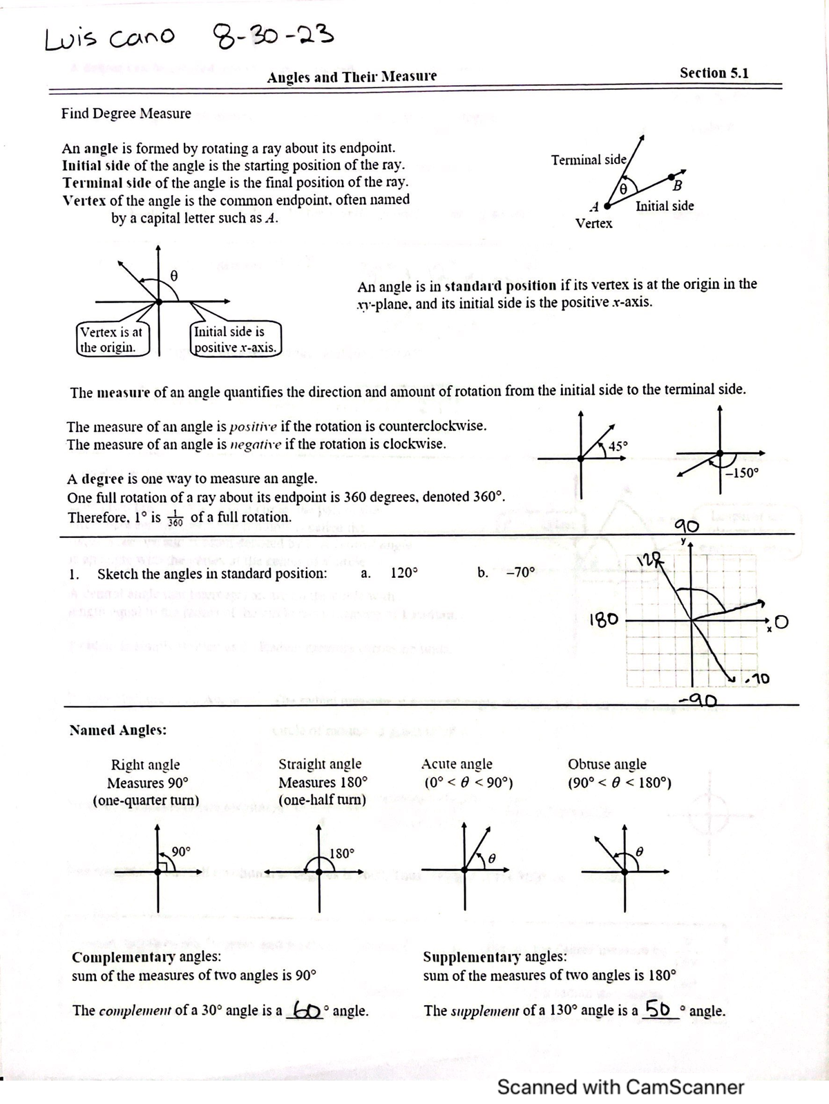 5.1 Filled In Notes - MATH 1314 A002 - Studocu