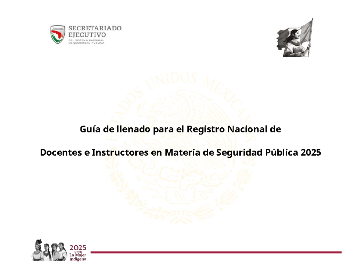 Instructivo para el Registro Nacional de Docentes e Instructores 2025 ...