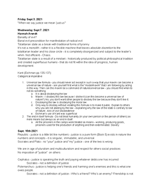 Police and Policing Notes - Class Prep Notes - Sept. 7 Community ...