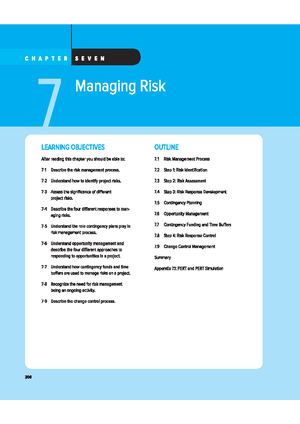 Chapter 7. manging risk docx - Chapter 7 - MANAGING RISKS Risk an ...