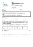 Practice materials for Studying Math Methods Unit 3 and 4 in VCE ...