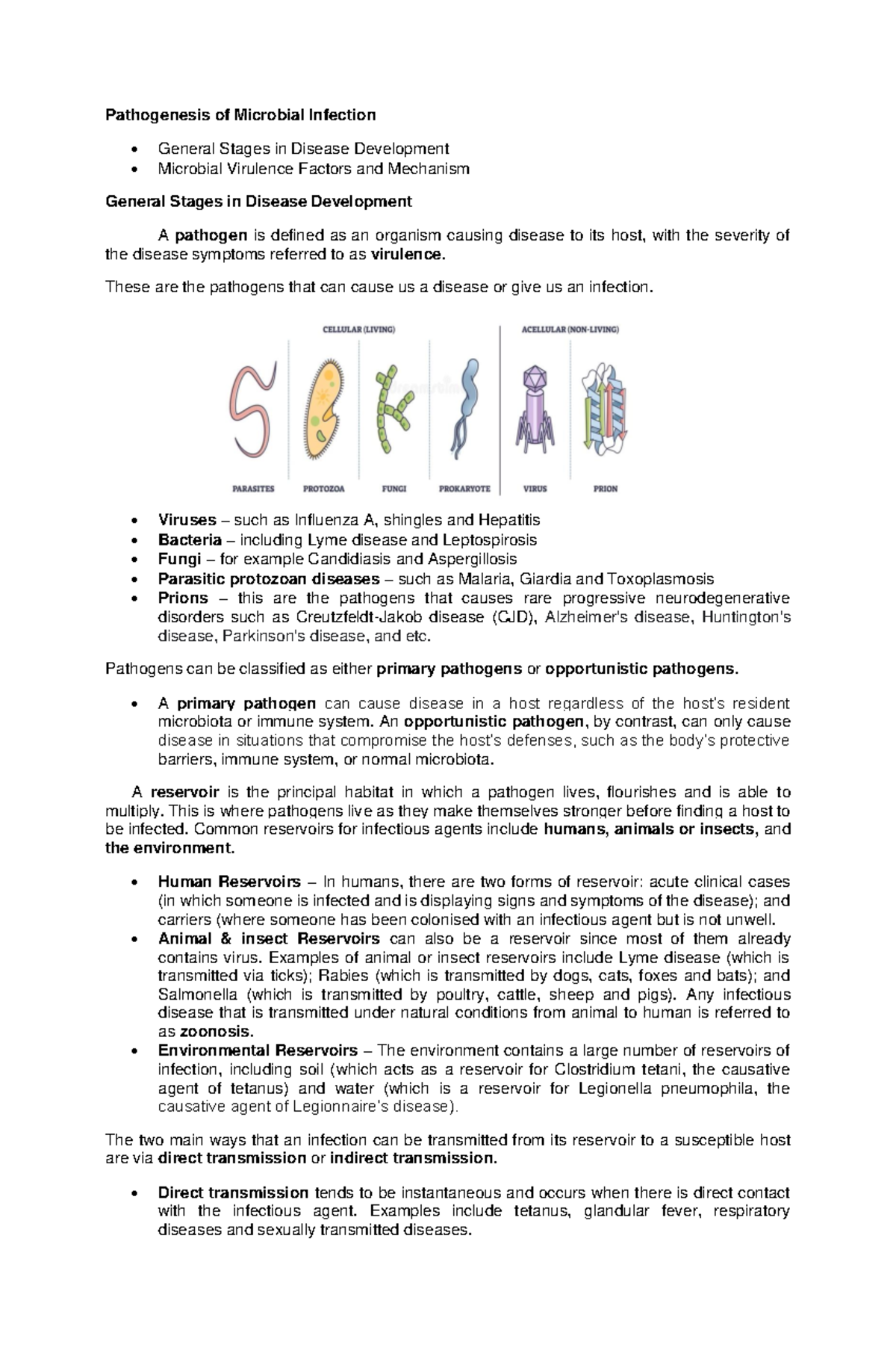 Pathogenesis of Microbial Infections: Virulence Factors & Mechanisms ...