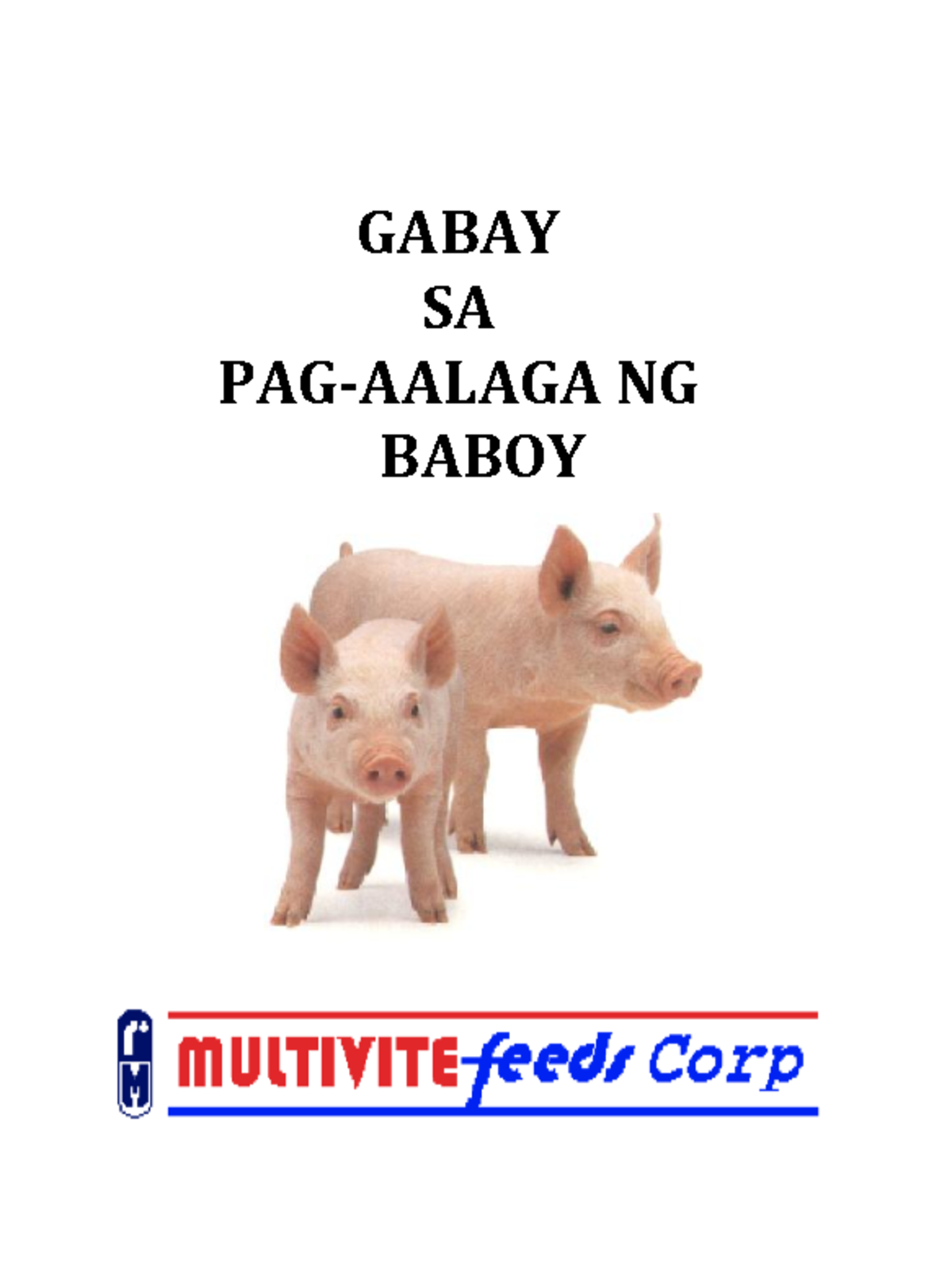 Gabay sa Pag-aalaga ng Baboy: Pagsasaka at Pagpapalusog - Studocu
