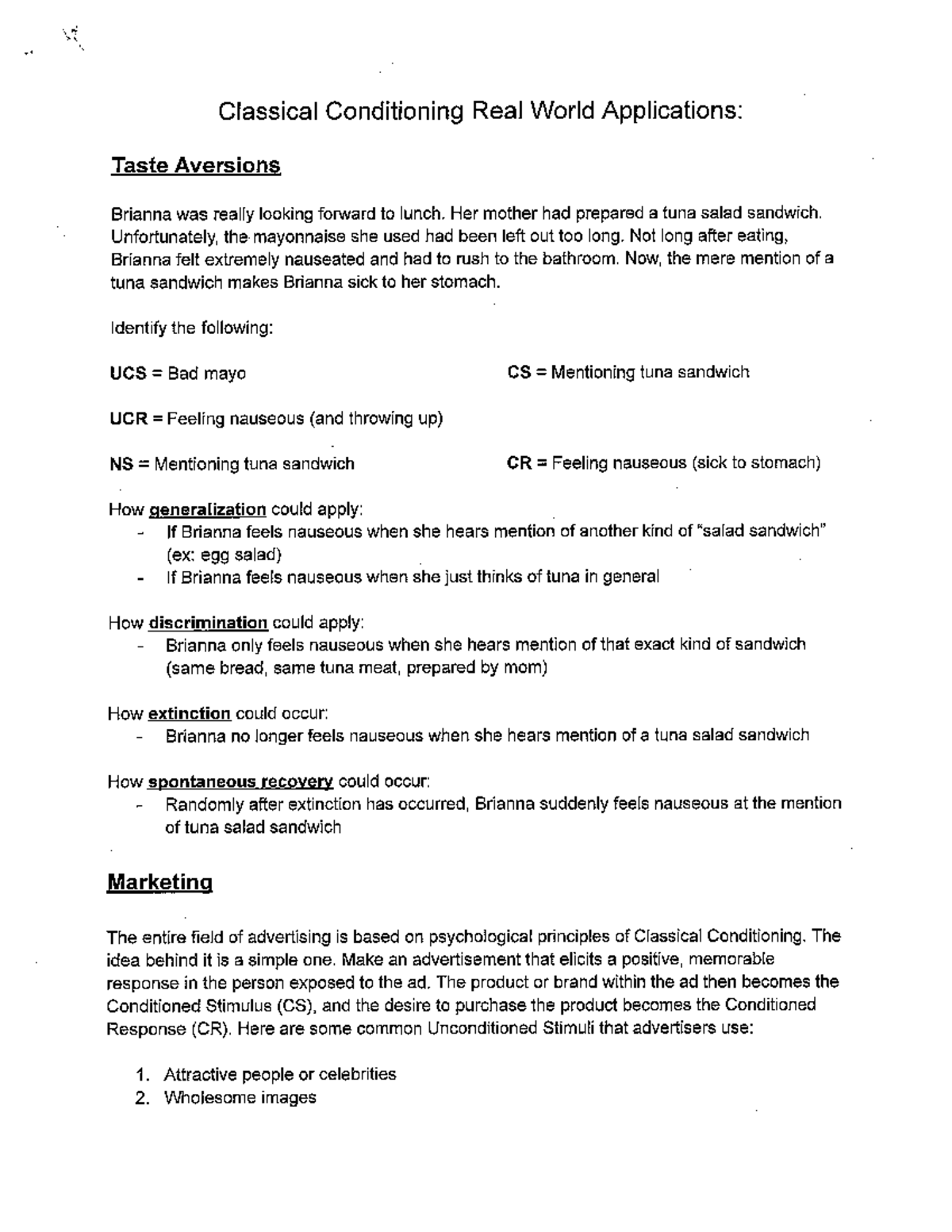 Classical Conditioning Applications: Real-World Examples (PSY 101 ...