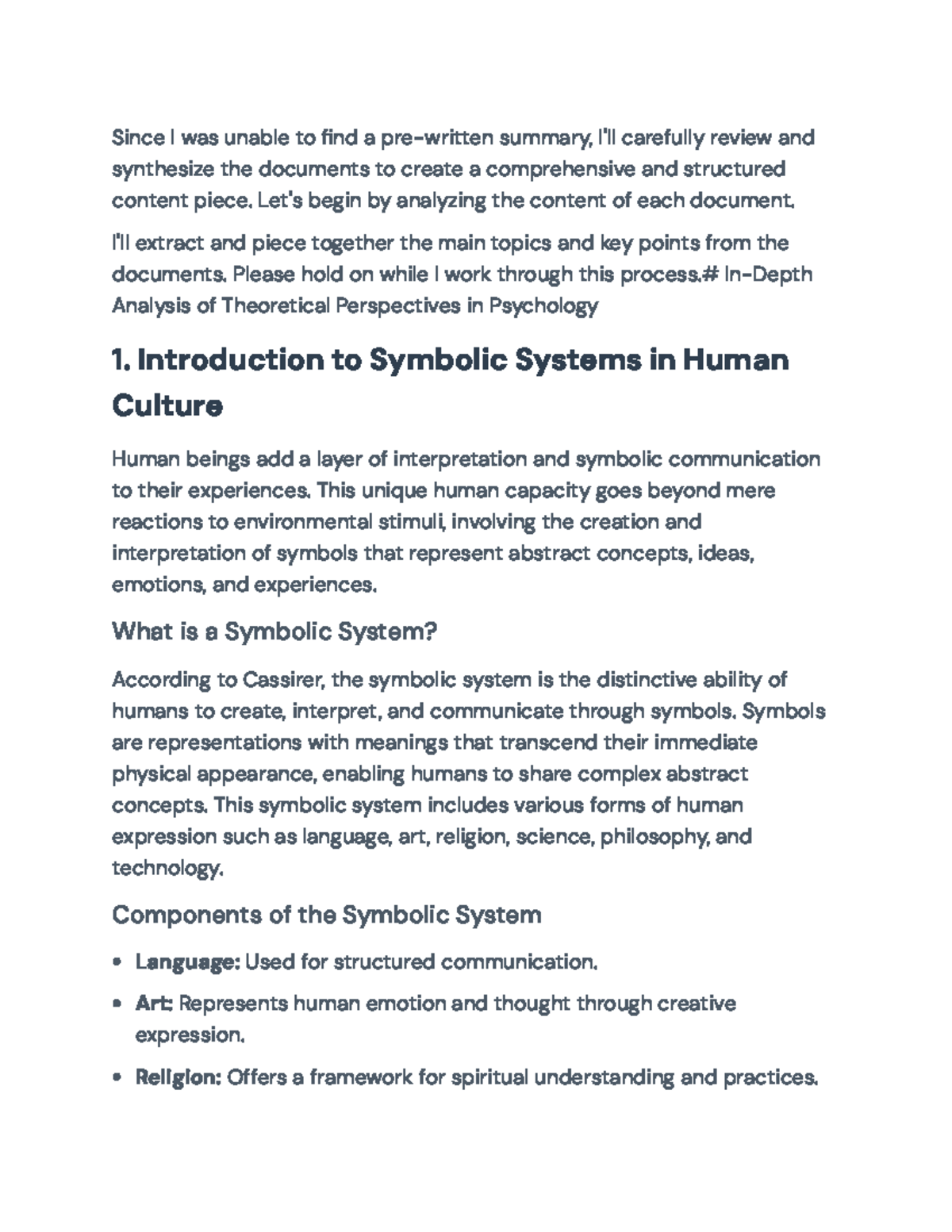 Theoretical Perspectives on Psychology: Insights from Key Figures ...