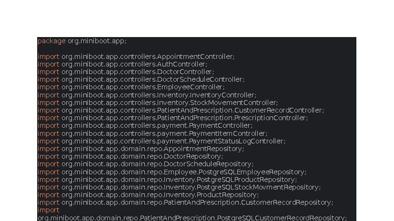 Java Server Application: Configuration and Repository Setup - Studocu