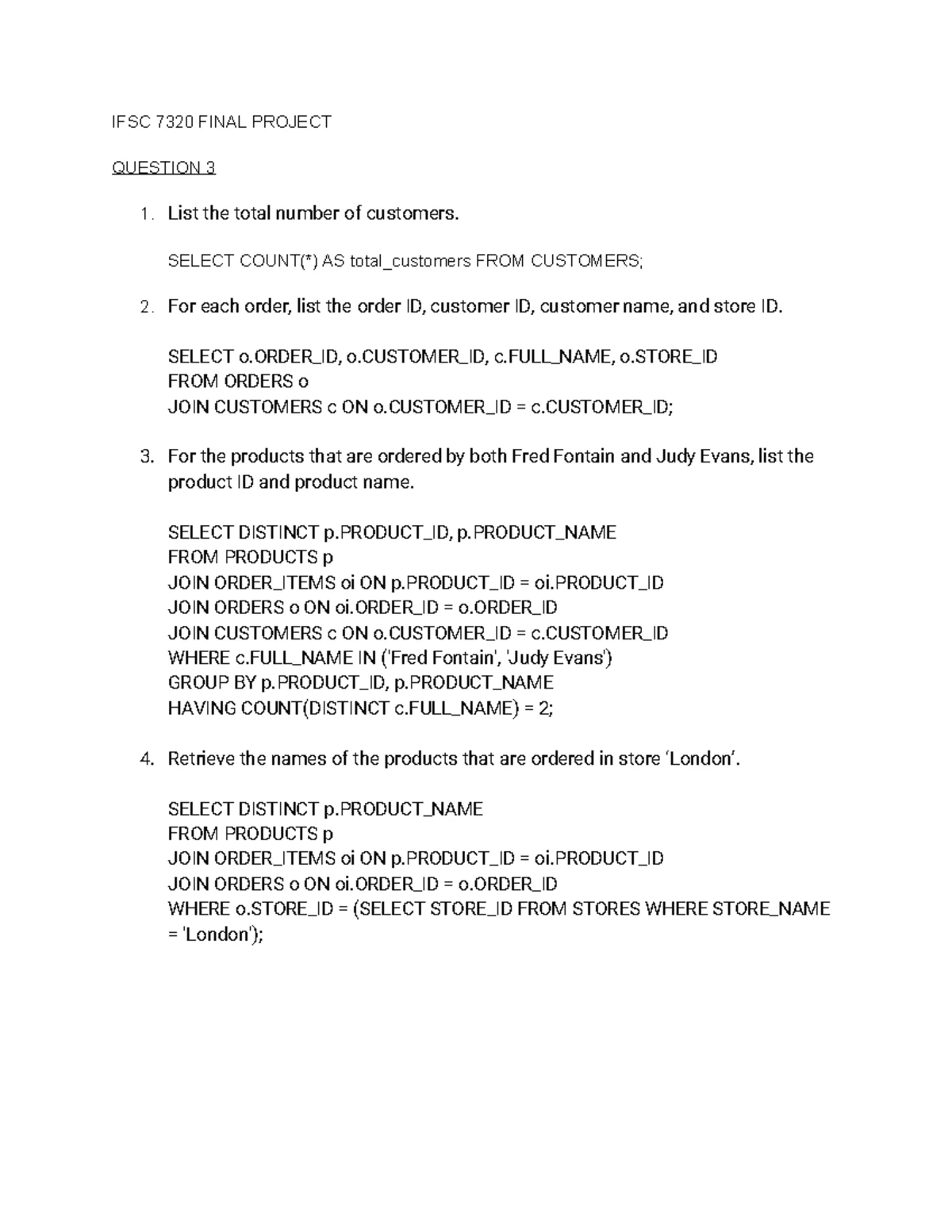 Assignment 5 - SQL Queries for Department and Project Analysis - Studocu