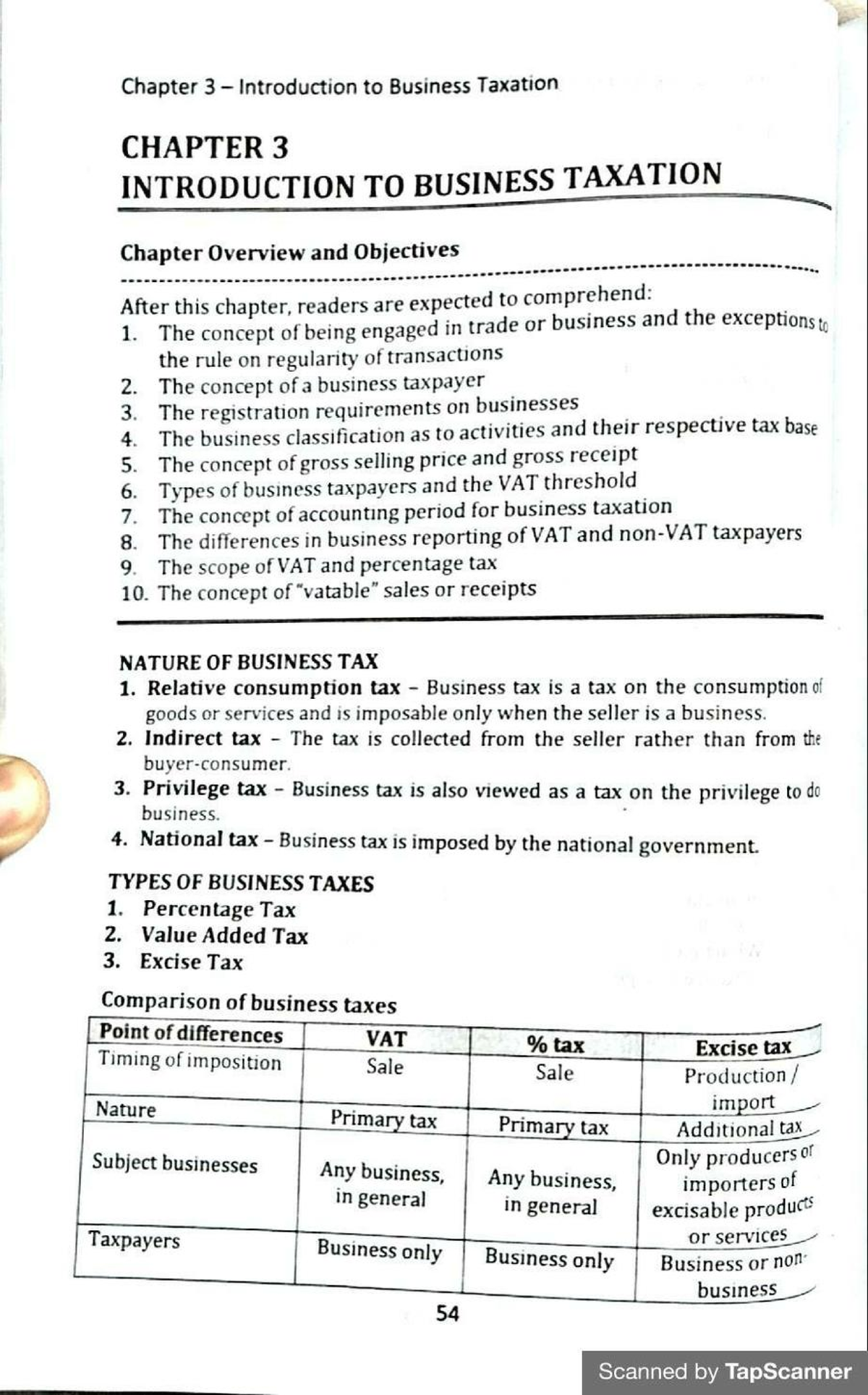 Chapter 3 Business Taxation - BS accountancy - Studocu