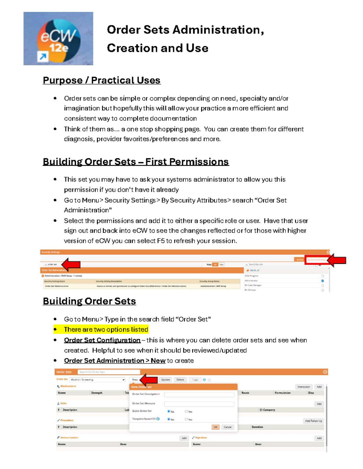 2025-07 Order Set Admin: Creation & Practical Uses Guide - Studocu