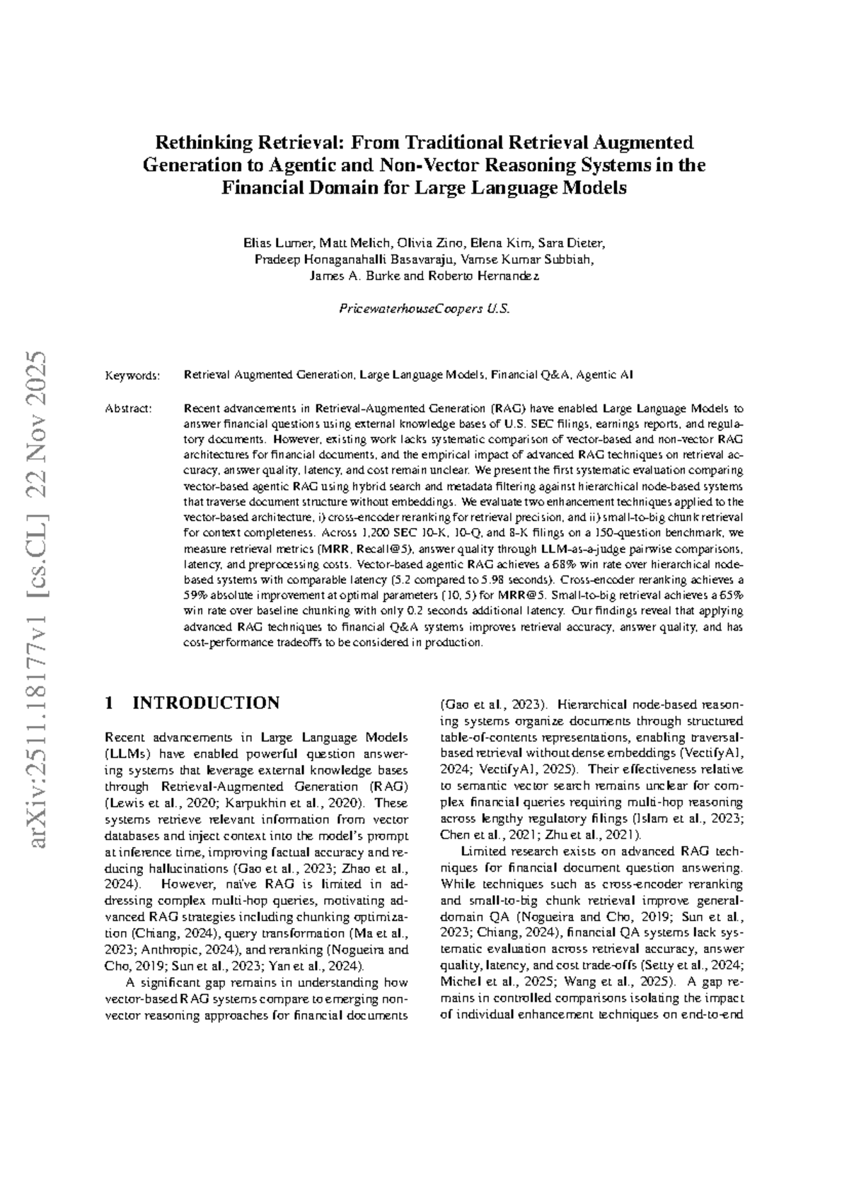Advanced RAG Techniques for Financial Document QA: A Systematic ...